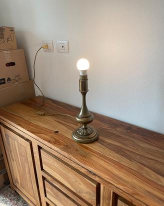 Lampada da tavolo ottone