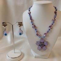 Set gioielli Collana Orecchini Madreperla handmade