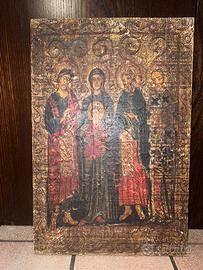 Tavoletta religiosa stile icona da collezione