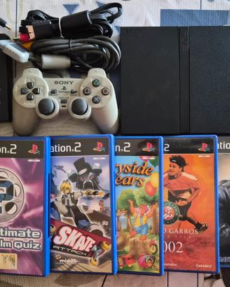 Ps2 Slim + 5 giochi
