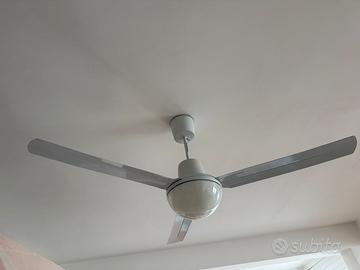 Pala Vortice Bianca Funzionante Lampada