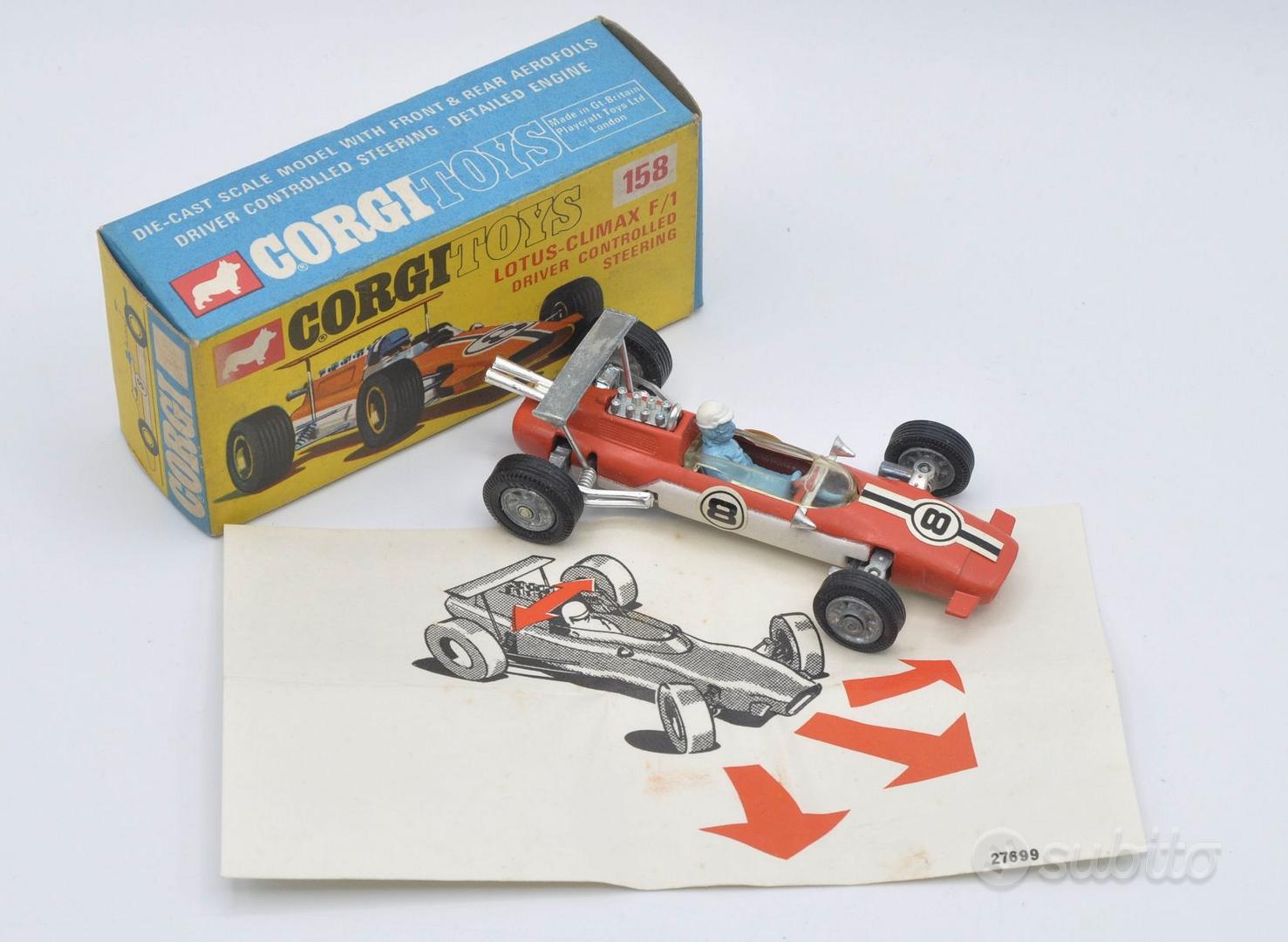 Corgi Toys 1/43 Lotus Climax Formule 1 - Métal - 1964 - Très Bon état - Collection