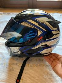 AGV K-3 SV– CASCO INTEGRALE BLU/BIANCO/NERO + VIS