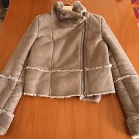 giacca corta con pelliccia