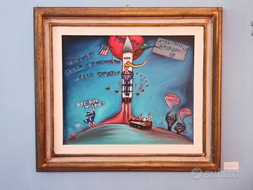 Quadro  Trump alla conquista dello Spazio 