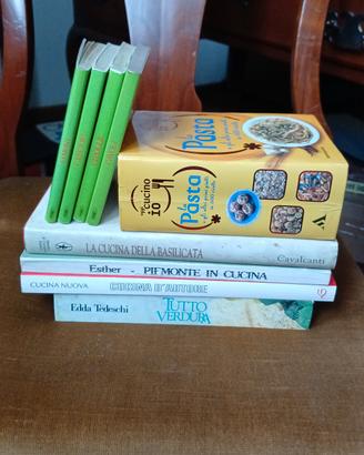 Lotto 5 Libri di Cucina + 4 tascabili 17€