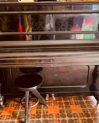 Pianoforte verticale nero Baer