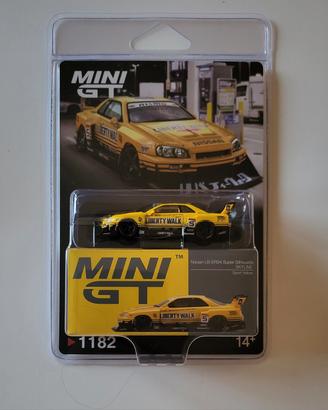 mini gt skyline r34 1182