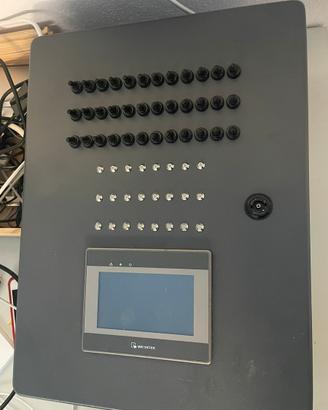 Quadro banco prova Plc hmi