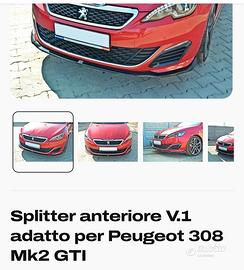 Spoiler / Lip Anteriore Peugeot 308 T9 (GTi / SW)