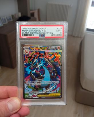 mega Charizard  X ex PSA 9