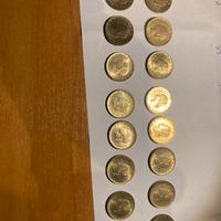 Serie monete da 20 lire dal 1969 al 1983