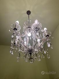 Lampadario classico in vetro ( 3pz identici)