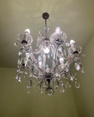 Lampadario classico in vetro ( 3pz identici)