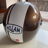 Casco Nolan bronzo e bianco
