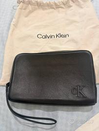 Pochette in pelle Calvin Klein