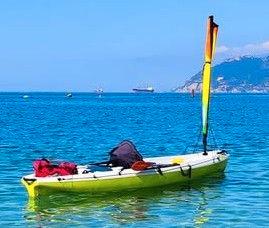 VELA PAGAIA THAE BORNEO CON VELA FALCON SAILS