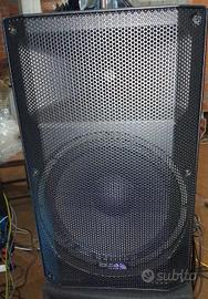 impianto audio dj passivo 