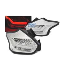 FANALI A LED BAR CROMATI PER FORD FOCUS 3 HATCHBAC