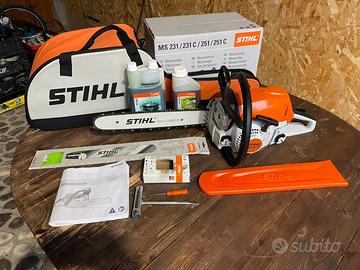 Motosega Stihl MS 251 C barra 45cm usata poco