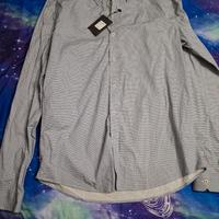 Camicia Enos Collection slim fit blue fantasia XL