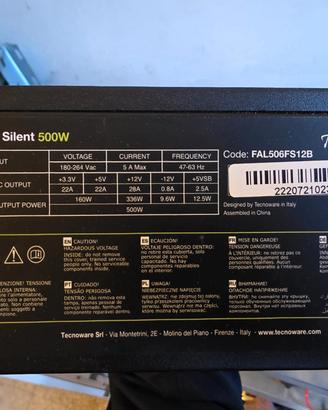 Alimentatore pc 500w