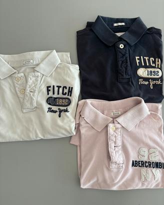 3 T-shirt uomo Abercrombie misura XL