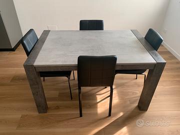 Tavolo in legno 140x90 allungabile