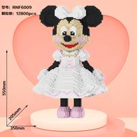 RNF6009 Puzzle 3d Simil lego Minnie Sposa
