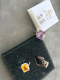 Anelli oro 18 KT - Oro 14 KT - Orecchini Brill