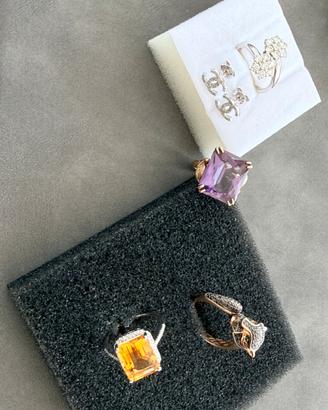 Anelli oro 18 KT - Oro 14 KT - Orecchini Brill