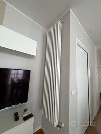 Radiatore verticale design bianco 9 tubi h ~190 cm