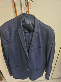 Completo H&M Blu - Giacca Tg 52 Pantaloni Tg 54