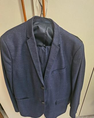 Completo H&M Blu - Giacca Tg 52 Pantaloni Tg 54