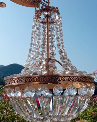 lampadario stile impero mongolfiera