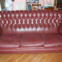 divano inglese in pelle