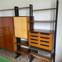 Mobile libreria vintage anni '60/70