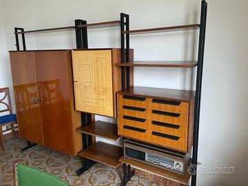 Mobile libreria vintage anni '60/70