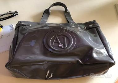 Borsa Armani Jeans Grigio