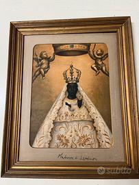Vecchio quadro, stampa Madonna Nera di Lendinara