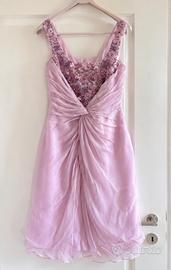 Vestito elegante Luisa Spagnoli rosa cipria