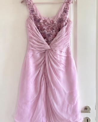 Vestito elegante Luisa Spagnoli rosa cipria