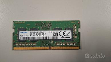 modulo RAM sodimm 4 GB DDR4 pc4 testata 