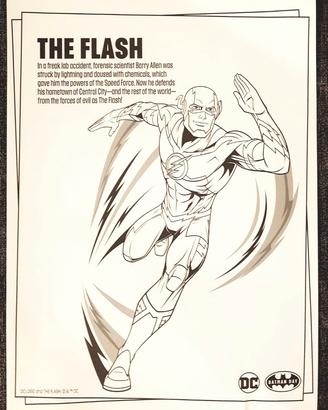 668 - SCHEDA "THE FLASH" - DC COMICS