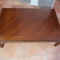 Tavolino salotto in noce