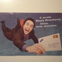 Cartolina pubblicitaria di poste Italiane