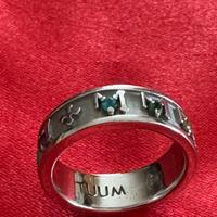 Anello Rosario TUUM DECEM argento rodiato e Topazi