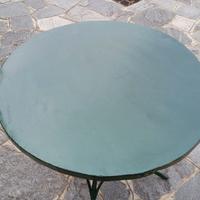 Tavolo rotondo ferro battuto