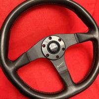 Volante vintage Momo Sport 35cm pelle Originale