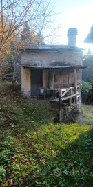 Baita con terreno 750m slm